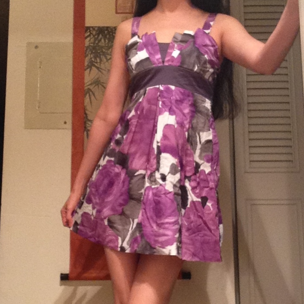 Ruby Rox Purple & Gray Dress - Picture 5 of 5